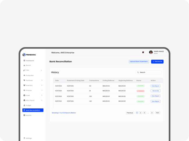 Keep cash balances accurate with real-time reconciliation insights.