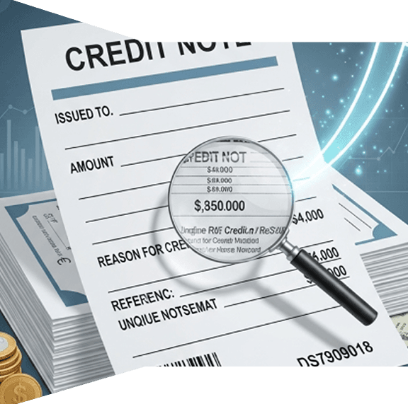Credit Notes dashboard preview